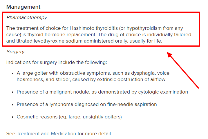 the conventional treatment for hashimotos is medication the conventional treatment for hashimotos is medication