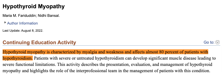 hypothyroid myopathy and muscle weakness hypothyroid myopathy and muscle weakness