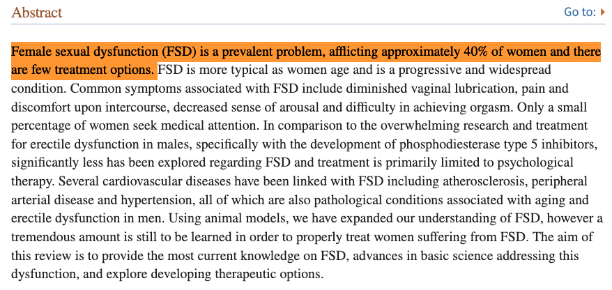 female sexual dysfunction impacts up to 40% of women female sexual dysfunction impacts up to 40% of women