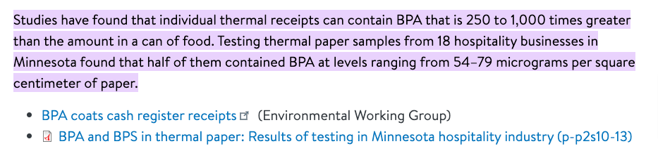 bisphenol a is an endocrine disruptor found on receipts bisphenol a is an endocrine disruptor found on receipts