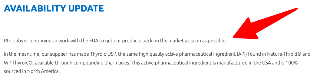 last update from the manufacturer of wp thyroid last update from the manufacturer of wp thyroid