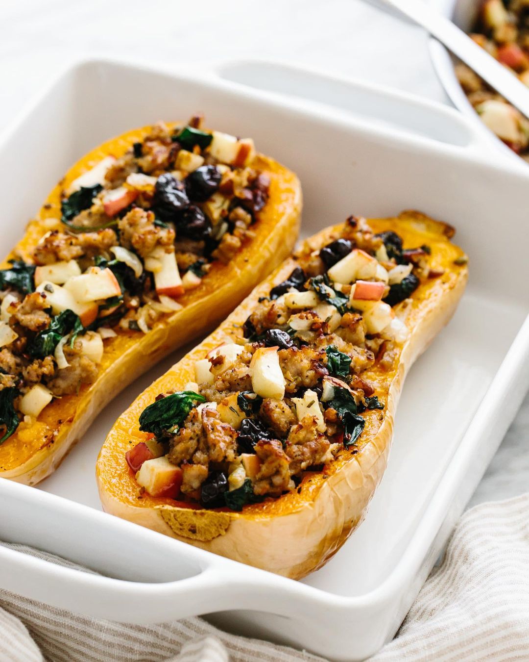 apple sausage stuffed butternut squash hypothyroid gluten free dinner apple sausage stuffed butternut squash hypothyroid gluten free dinner