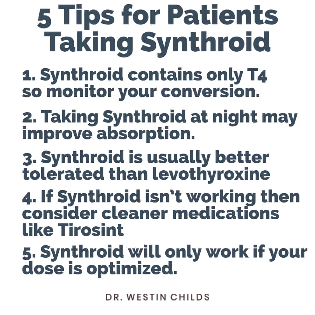 5 tips for patients taking Synthroid 5 tips for patients taking Synthroid