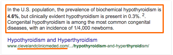 incidence of hypothyroidism in the united states