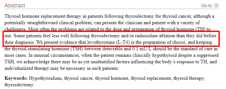 post RAI patients often feel worse after their procedure post RAI patients often feel worse after their procedure