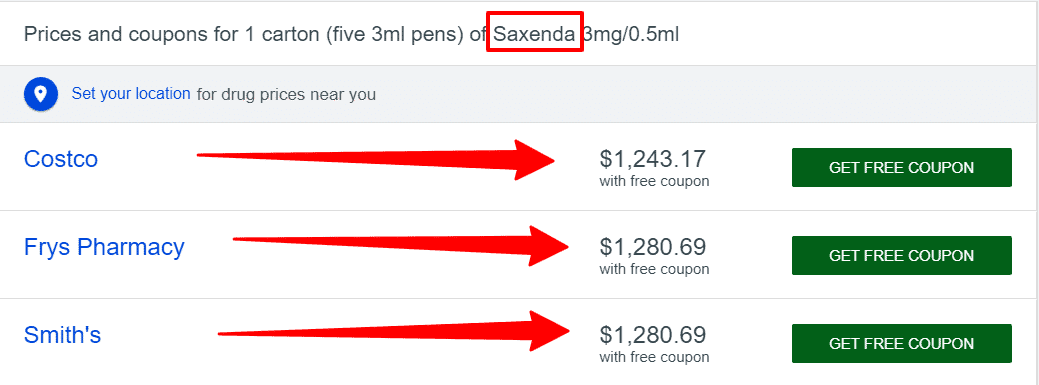 price of saxenda for one month supply price of saxenda for one month supply