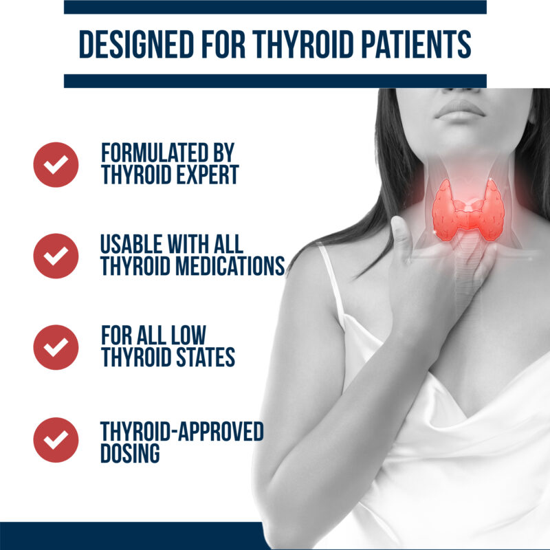 thyroid glandular+ was designed for thyroid patients