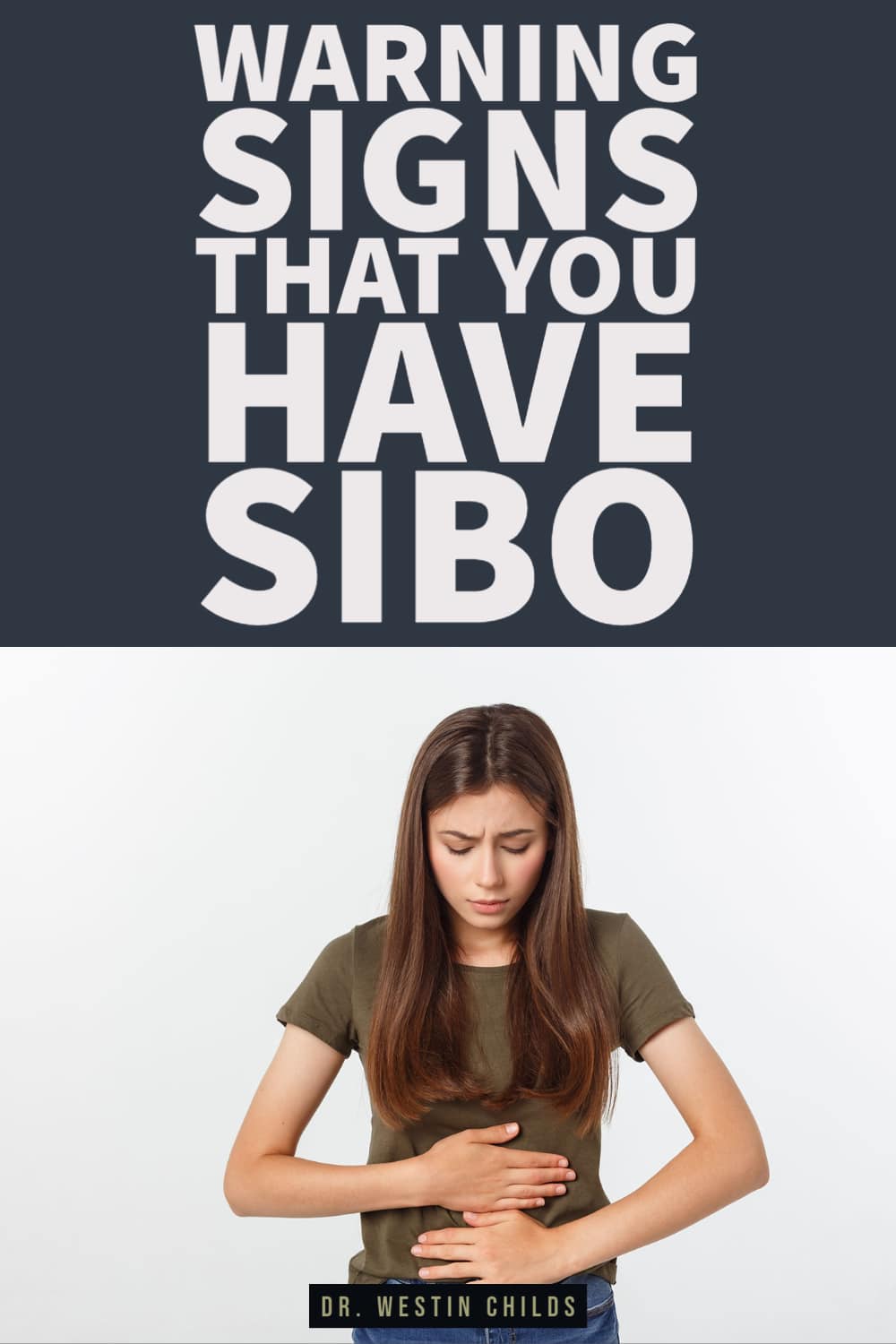 warning signs that you have SIBO warning signs that you have SIBO pinterest image.