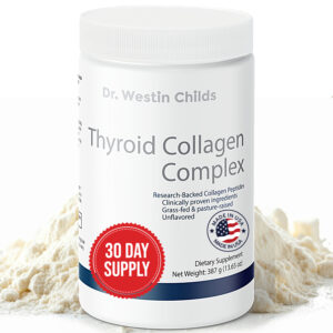 thyroid collagen complex, collagen peptides for thyroid patients with hypothyroidism, hashimotos and hyperthyroidism