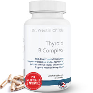 thyroid b complex, pre methylated b vitamins for thyroid patients with hypothyroidism and hashimoto's