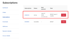 view and edit existing subscriptions view and edit existing subscriptions